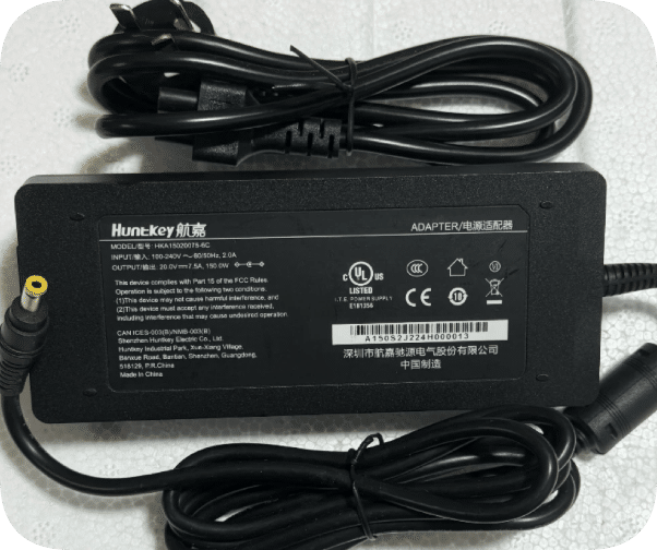 *Brand NEW* Huntkey HKA15020075-6C 20V 7.5A Power Adapter (150W) – Suitable for All-in-One PCs and Surveillanc